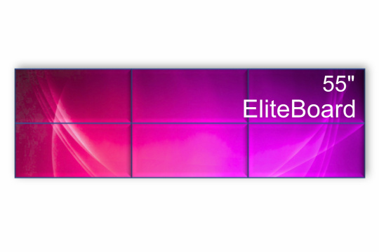 Изображение Видеостена 3x2 EliteBoard 55" BA-55C7