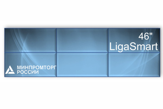  Фото видеостена 3x2 шов 1.8  ligasmart 46" v 46.32 - фото 1
