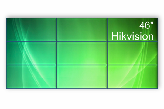 Изображение Видеостена 3x3 Hikvision 46" DS-D2046LU-Y