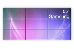  Фото видеостена 3x3 samsung 55" vh55c-r - фото 2