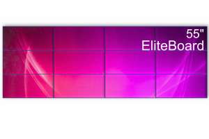  Фото видеостена 4x3 eliteboard 55" pk555fdln - фото 2