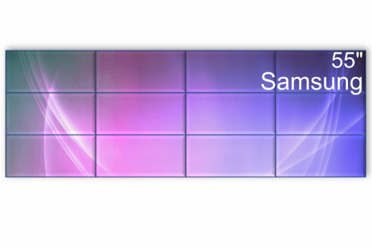 Изображение Видеостена 4x3 Samsung 55" VH55C-R