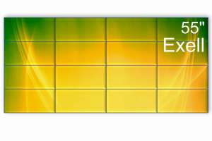  Фото видеостена 4x4 exell 55" expd-wa55ab05 - фото 2